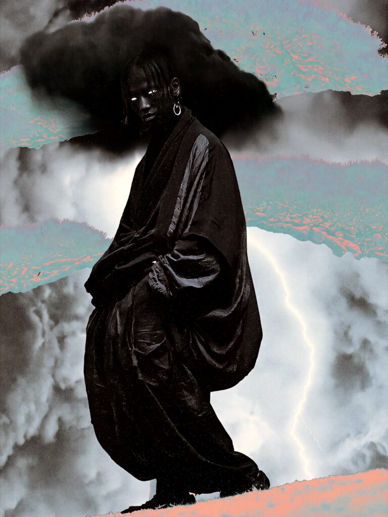 AI-generated cinematic portrait from The Storm universe by UNDREAM — turbulent charged atmosphere and dramatic staging (variant of work 02)