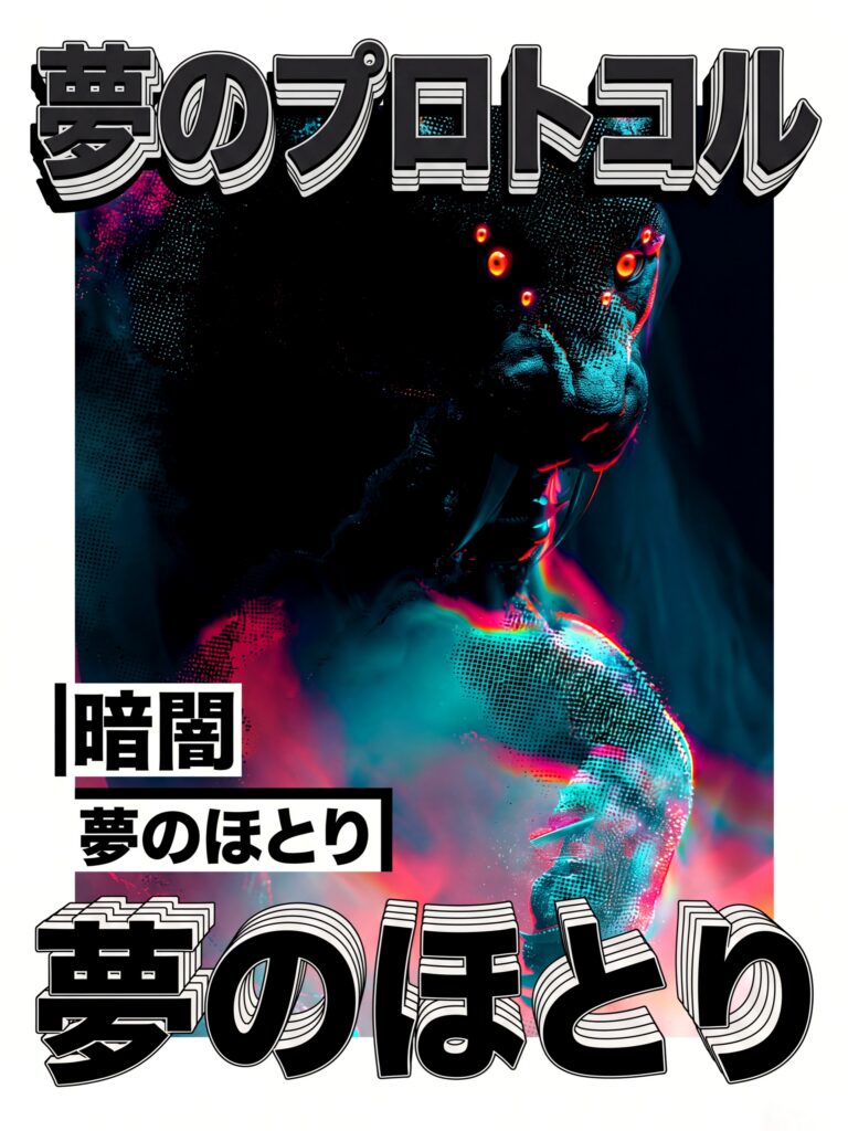 AI-generated image from the Tokyo Tigers universe by UNDREAM — nocturnal Tokyo atmosphere with tiger iconography and fashion editorial staging (tiger 04)